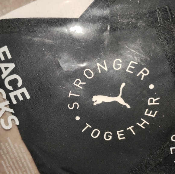 🆕 Puma | 2 Pack Face Masks Stronger Together Adjustable & Washable Face - Picture 3 of 4